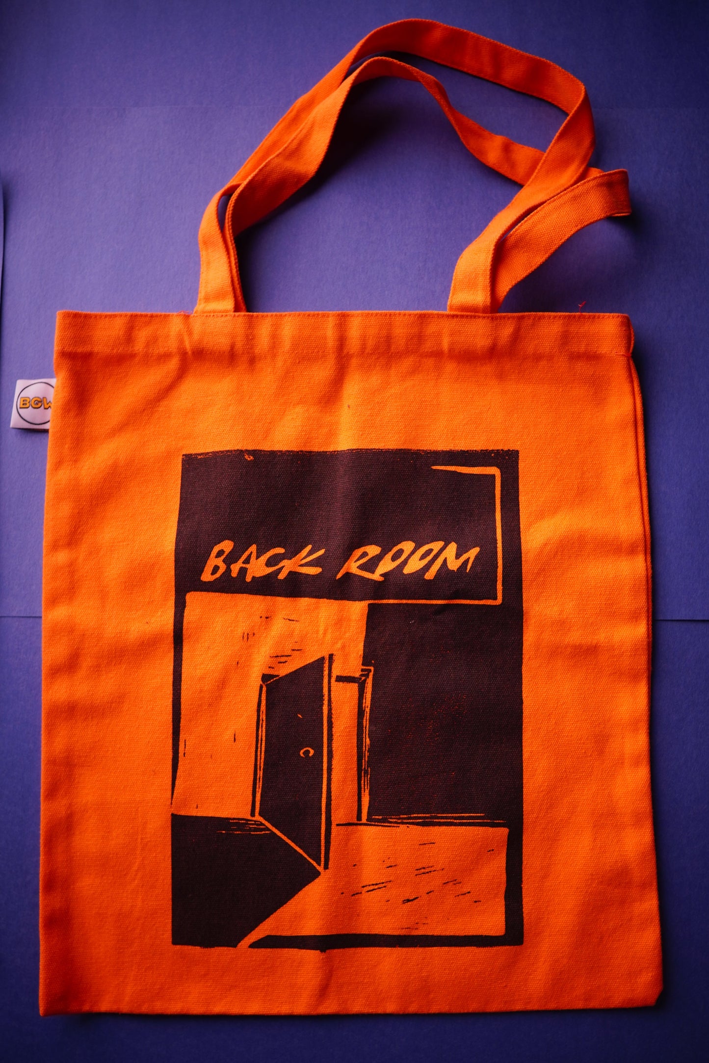 Back Room Orange Tote Bag