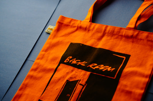 Back Room Orange Tote Bag