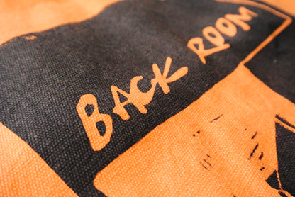 Back Room Orange Tote Bag